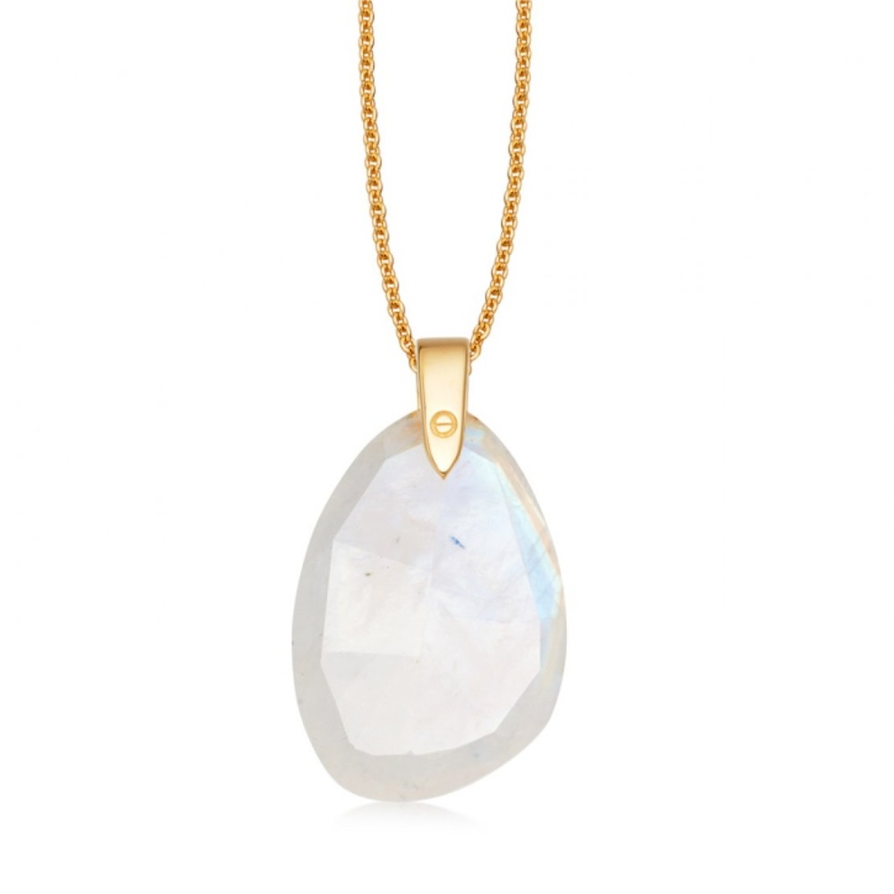 Missoma Rainbow Moonstone Aura Necklace